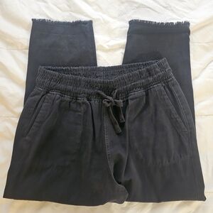 Dark Grey Drawstring Pants